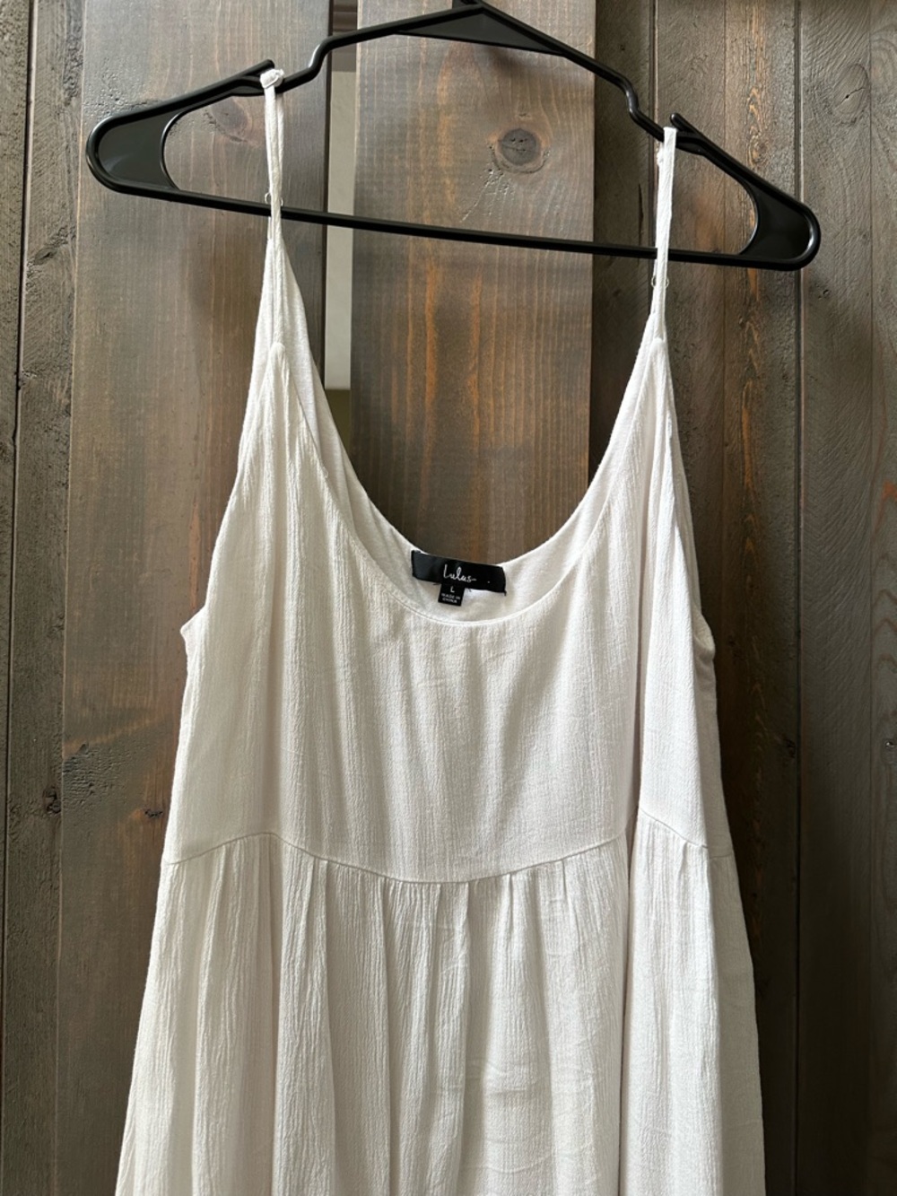 Lulu's White Lace Dress Large - Picture 7 of 11